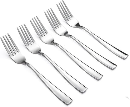 Stainless Steel Dinner/Salad Forks Set,24-Piece,8 Inches