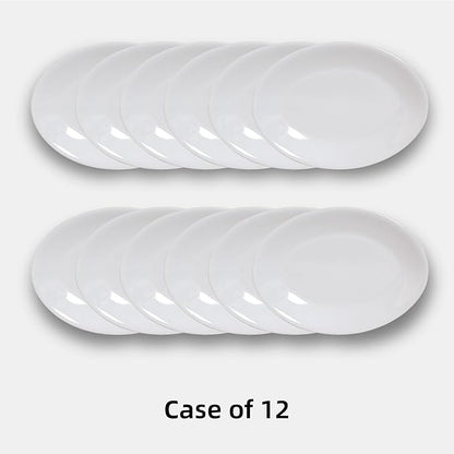 Stoneware Coupe Commercial Grade Dinnerware, Bright White, Oval Platter 13.5" x 10", Case of 12