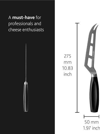 BOSKA Universal cheese cutter Black - Premium Cheese Knife - 140 mm - Premium Quality - German Steel - HACCP Knife - For professional use - Cheese knives