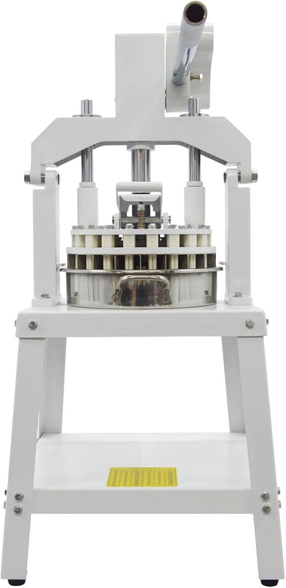 Manual Dough Divider 24pcs, Commercial Dough Dividing Cutting Machine, Stainless Steel Dough Cutter for Bakery, Pizzeria
