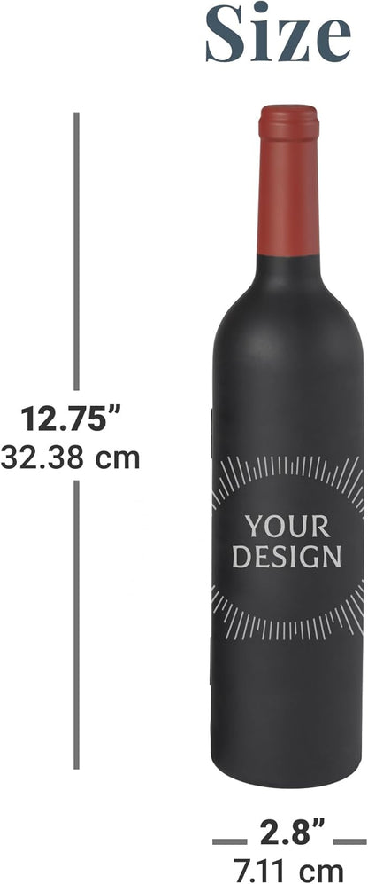 Let's Make Memories Personalized Photo 5-Piece Wine Tool Set - Wine Bottle Opener - Gold