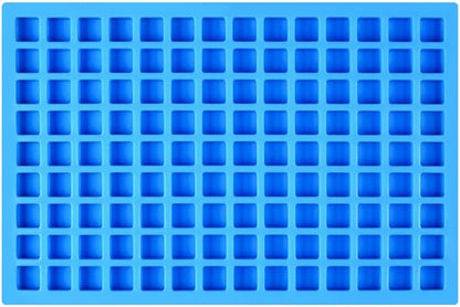Square Silicone Candy Molds - Mini Silicone Molds for Hard Candy, Chocolate, Gummy, Caramel, Ganache, Ice Cubes (3)