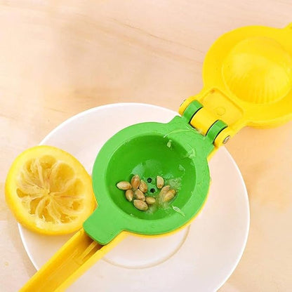 2Pcs Lemon Squeezer and Zester Grater Set, Citrus Juicer, Hand Press, Easy to Use, Ideal for Parmesan Cheese Grater, Lemon and Ginger Zester