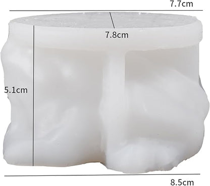 Toad Animal Candle Frog Resin Casting Resin Making Molds Silicone Mold for Candle Home Decorate 3D Animal Mold Candle Making Mold