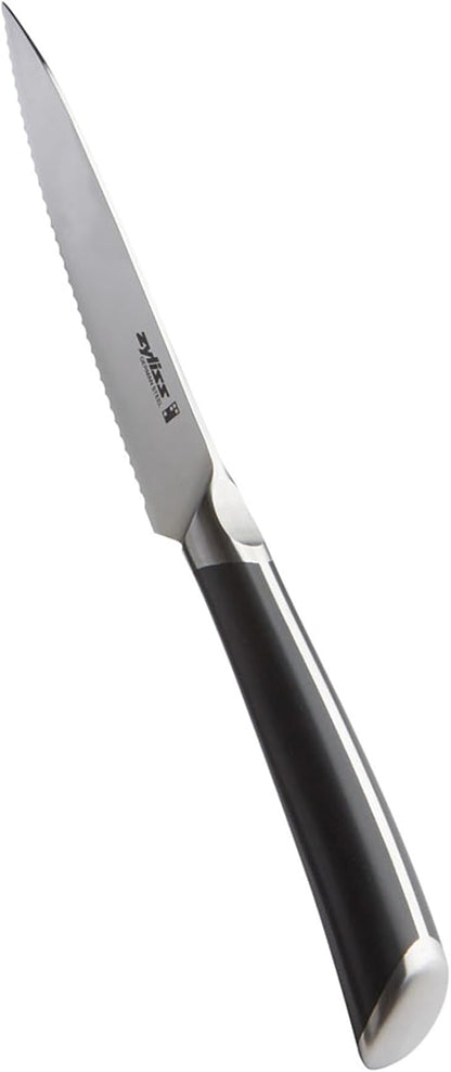Zyliss Comfort Pro Paring Knife - Full Tang Vegetable & Fruit Knife - Ice Hardened Stainless Steel Peeling & Paring Knife - Cutlery with Antibacterial Handle - Black/Stainless Steel - 4.5 inches