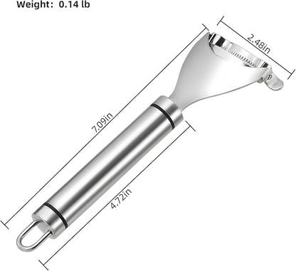 2 Pcs Stainless Steel Corn Peeler and Stripper Tool Set, Corn Cob Stripper, Ideal Gadget Tool for corn on the cob, Suitable for Home Kitchens Restaurant Chefs Outdoor Dining Enthusiasts