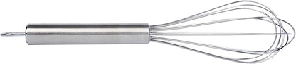 Restaurantware-German Standard 8.5 Inch French Whisk, 1 Dishwashable Kitchen Wire Whisk - Ergonomic Handle, Durable, Stainless Steel French Whip, For Blending, Stirring, Mixing Of Ingredients