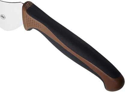 Mercer Culinary Millennia Color Handle Cutlery 9" Offset Bread Knife (Wavy Edge) Brown