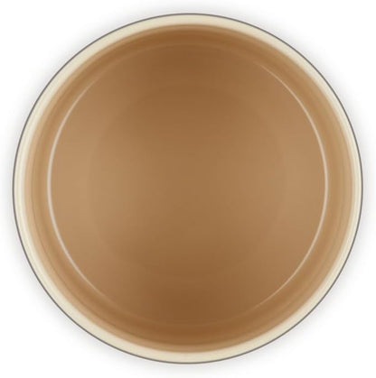 Le Creuset Signature Salt Cellar and Storage Canister with Wood Lid, 1.2 qt., Oyster