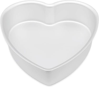10 Inch Heart Shaped Cake Pan,Deep 3 Inch, Aluminum Heart Cake Tin, Heat-Resistant Baking Cake Pan for Wedding, Party, Family Occasions, Chocolate, Bread. (10 × 3 Inch)