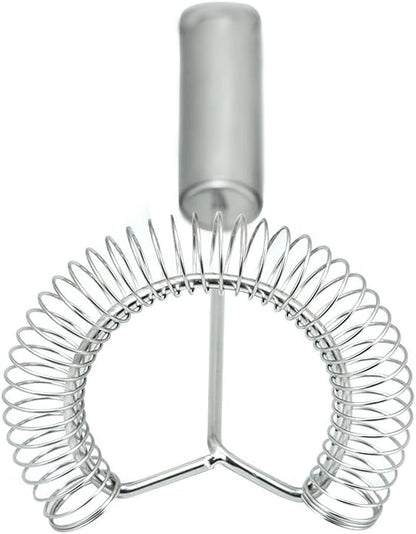 Whisk,Spiral Whisks Egg Beater for Blending Mixing Stirring, Non-Stick Stainless Steel Whisk,11.2 inch