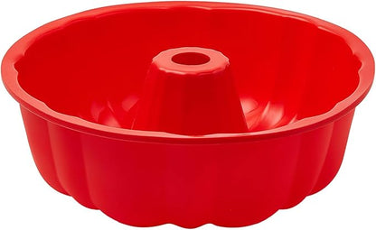 SOV silicone cake pan, silicone Cake Molds, Bakeware Non Stick 10 inch Pan for Jello,Gelatin,cake, Silicone Baking Molds for Cakes, Round Baking Pan (1 pack)