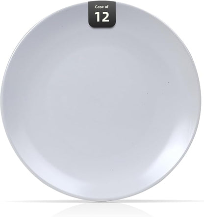 Stoneware Coupe Commercial Grade Dinnerware, Matte White, Plate 10.5", Case of 12