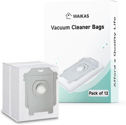 12 Pack Vacuum Bags for iRobot Roomba i7+, i7 Plus, i3, i3+, i4, i4+, i5, i5+, i8, i8+, i6, i6+, j5, j5+, j7+, s9+, s9 Plus, i/s/j Series Clean Base Automatic Dirt Disposal Bags