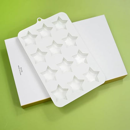 mostsom Silicone Mold Savarin Chocolate Molds Star Mountain Mousse Cake Mold DIY Bakeware Molds (C_8.88x5.48x0.8 inch)