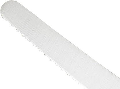 Mercer Culinary M23210 Millennia Black Handle, 10-Inch Wide Wavy Edge, Bread Knife