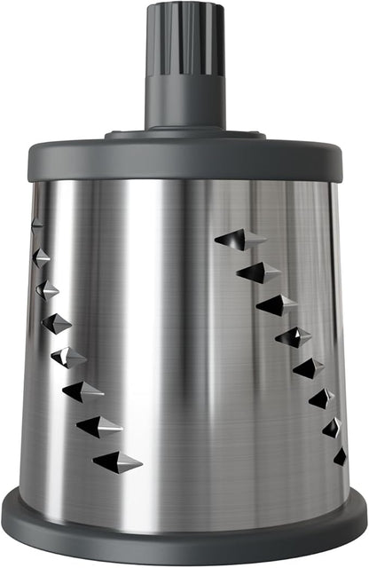 Zyliss E900060 Julienne Drum Grater, Stainless Steel, Slice Fruit and Vegetables Julienne Style, for Use with Zyliss Rotary Cheese Grater, 5 Year Guarantee