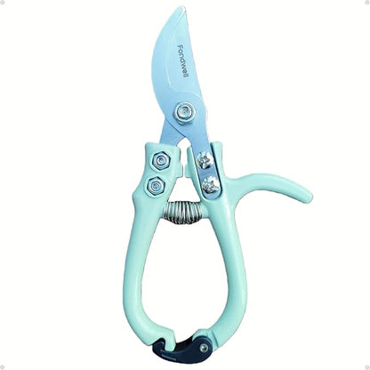 Fondwell 6" Gardening Shears Hand Pruners: Lightweight Garden Trimmers with Bypass Blades - Reliable Bonsai Cutters for Small Plants