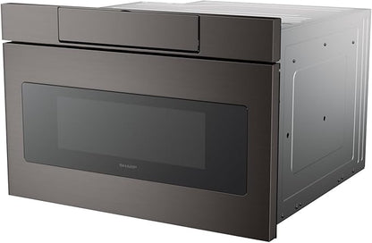 Sharp SMD2470AH 24" Microwave Drawer with 1.2 cu. ft. Capacity in Black Stainless Steel