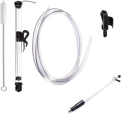 Fermtech Mini 14" Long Deluxe Siphoning Kit – Complete Home Brewing Equipment for Beer, Wine, Mead, and Craft Brew Making; Includes Auto Siphon Pump, Food-Grade Transfer Hose, and Bottling Wand