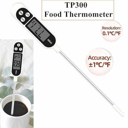 6pcs Candy Thermometer Digital Instant Read for Meat Kitchen Cooking Food Oil Deep Fry BBQ Grill Smoker (6, 23.2inch)
