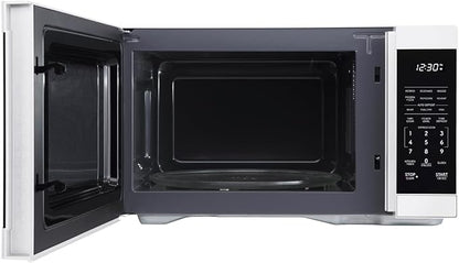 SHARP Countertop Microwave Oven with Removable 12.4" Carousel Turntable, 1000 Watt, 1.1 Cubic Feet, White