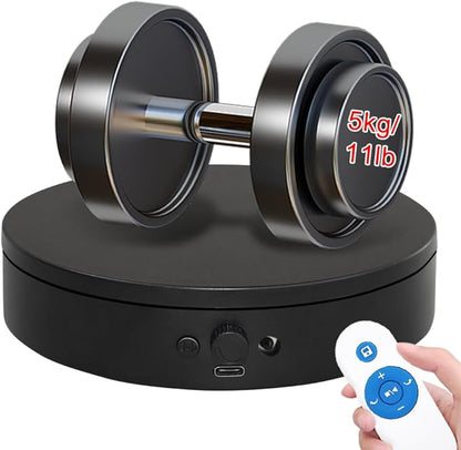 Knob Speed Adjustment Remote Control Motorized Rotating Display Stand 3d scanner Electric Turntable rotating platform for Photography Products Shows,Jewelry,Watch,3D Models,Cake Support AAA