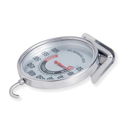 Extra Large 3" Oven Thermometer with Easy-Read Dial | 150-600°F Pro Accurate Temp Gauge for Kitchen, Baking, Grill & Meat | Hang or Stand for Gas/Electric Ovens