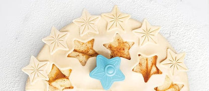 Talisman Designs Plunger Style Pie Crust Cutters, Occassions Design, 4 Piece Set