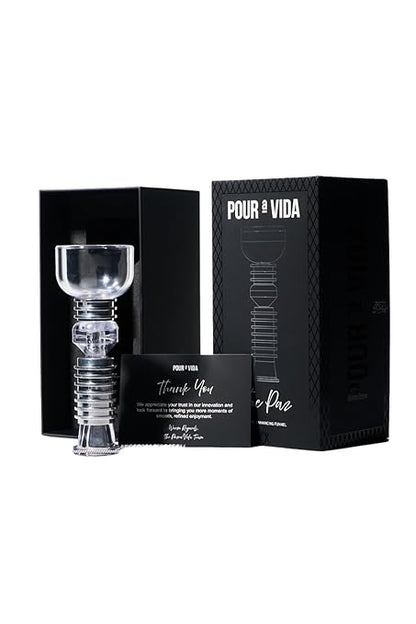 The Paz Magnetic Filtration Funnel - Stainless Steel Funnel for Smoother, Enhanced & Refined Drink Flavor - Premium Barware Essentials