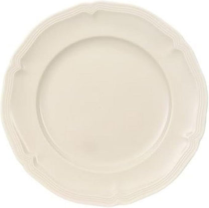Villeroy & Boch Manoir Bread and Butter Plate, Premium Porcelain, Made in Germany, 6.75 in, White