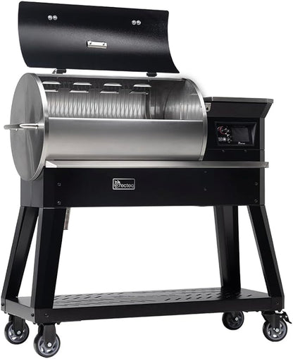 recteq Patio Legend 400 Pellet Smoker Grill, Pellet Grill with Wifi & App Connectivity, Outdoor Smokers Grills, Temp Range 180° to 700+°, Searing Essentials Bundle