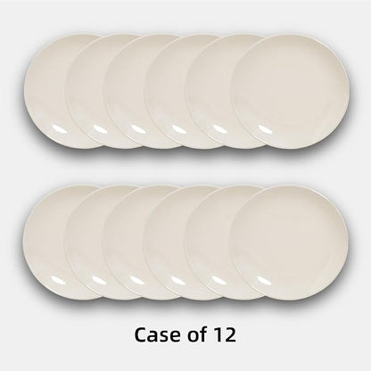 Stoneware Coupe Commercial Grade Dinnerware, Ivory, Plate 11.25", Case of 12