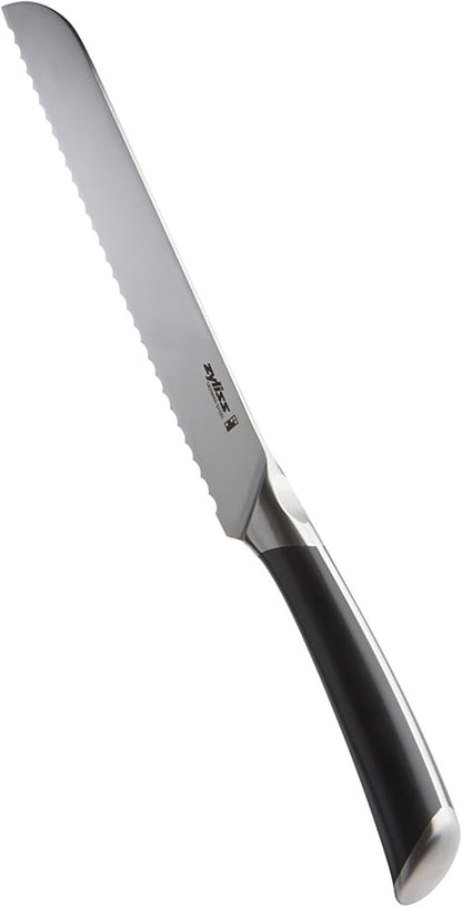 Zyliss Comfort Pro Bread Knife - Full Tang Bread Knife - Ice Hardened Stainless Steel Kitchen Knife - Crumble-Free Kitchen Cutlery - Black/Stainless Steel - 8 inches