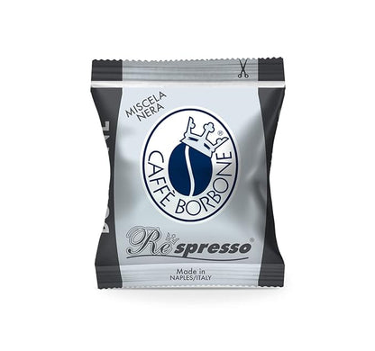 Caffè Borbone Black Blend Nespresso Compatible Espresso Coffee Pods, 100 Count Espresso Pods