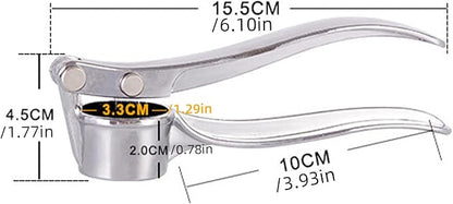 Garlic Crusher Manual Garlic Mincer Multi-Function Garlic Press Essential Kitchen Tool for Home Cooking