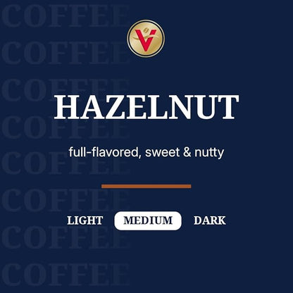 Victor Allen's Coffee Hazelnut Flavored, Medium Roast, 42 Count, Single Serve Coffee Pods for Keurig K-Cup Brewers