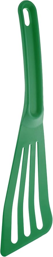 Mercer Culinary Hell's Tools Hi-Heat Slotted Spatula, 12 Inch x 3.5 Inch, Green