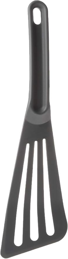 Mercer Culinary Hell's Tools Hi-Heat Slotted Spatula, 12 Inch x 3.5 Inch, Gray