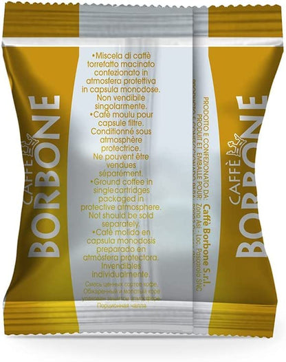 Caffè Borbone Respresso Espresso 100 Capsules - Miscela Oro (Gold) - Compatible with Nespresso® Original Line Machines