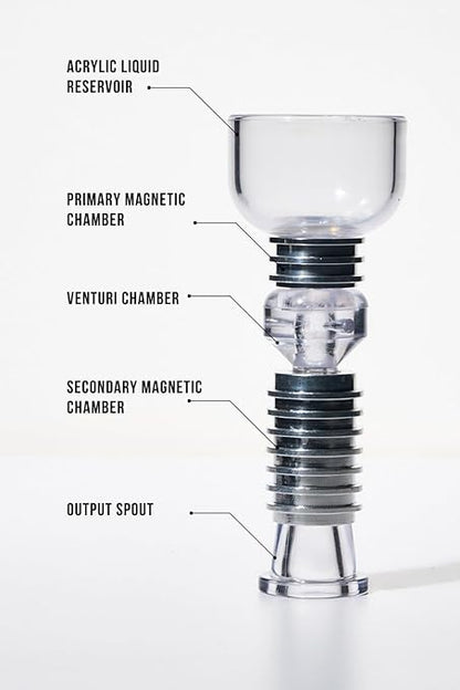 The Paz Magnetic Filtration Funnel - Stainless Steel Funnel for Smoother, Enhanced & Refined Drink Flavor - Premium Barware Essentials