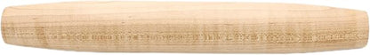 Handmade 12” Maple French Rolling Pin – Wooden Dough Roller for Baking, Pastry, Pizza, and Tortillas – Smooth Wood Rolling Pin for Thin Dough, Chapati, Cookies – Handcrafted in USA from Solid Maple