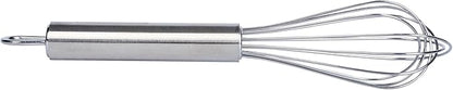 Restaurantware-German Standard 7.3 Inch French Whisk, 1 Dishwashable Kitchen Wire Whisk - Ergonomic Handle, Durable, Stainless Steel French Whip, For Blending, Stirring, Mixing Of Ingredients