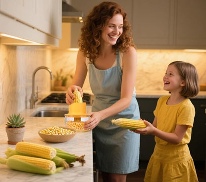 Fshow Corn Cob Stripper Tool, Corn Peeler Quickly Remove Kernels From Corn