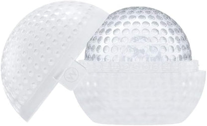 2 Pcs Silicone Golf Ball Ice Mold - 2.5” Ice Ball Maker Mold Ideal for Cocktails, Bourbon, Brandy - Perfect Ice Ball Mold Golf Gifts For Men