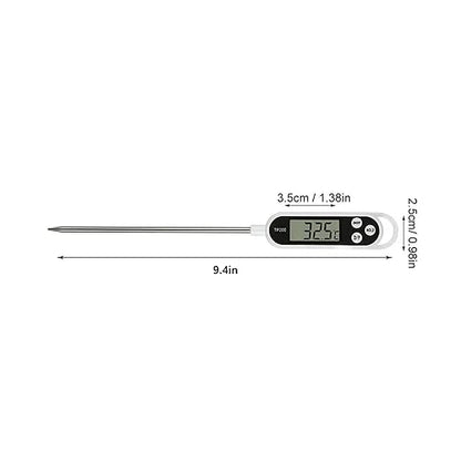 3pcs Candy Thermometer Digital Instant Read for Meat Kitchen Cooking Food Oil Deep Fry BBQ Grill Smoker (3, 9.4in)