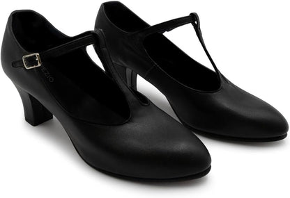 Capezio Womens Jr. Footlight T-Strap