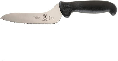 Mercer Culinary M18134BK Bread Knife, 6-Inch, Millennia Black