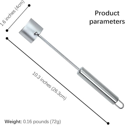 2025 NEW Long Handle Stainless Steel Corn Stripping Tool StripChef Corn Peeler for Corn on the Cob – Easy to Clean a must-have small tool in the kitchen (1 Pack)