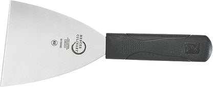 Mercer Culinary Millennia Grill Scraper, 4 Inch x 4-1/2 Inch Blade, Black Handle